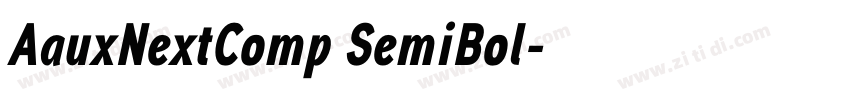 AauxNextComp SemiBol字体转换